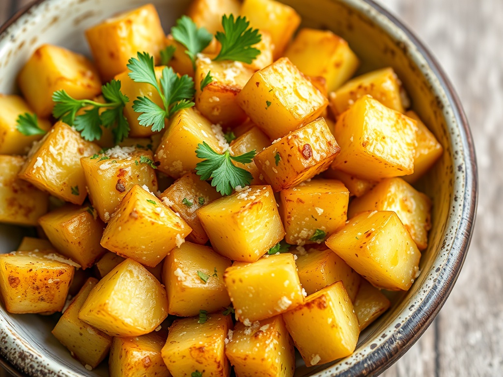 Airfryer Knoblauchkartoffeln