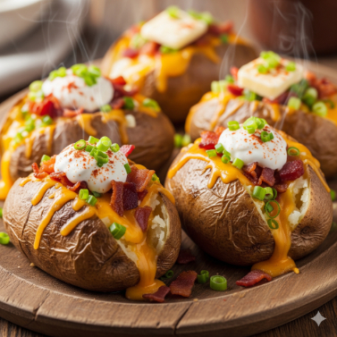 Gefuellte Ofenkartoffeln