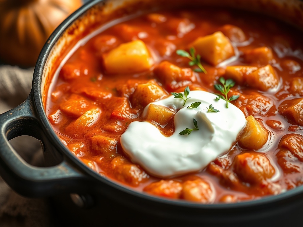 Kartoffel-Paprik&aacute;s