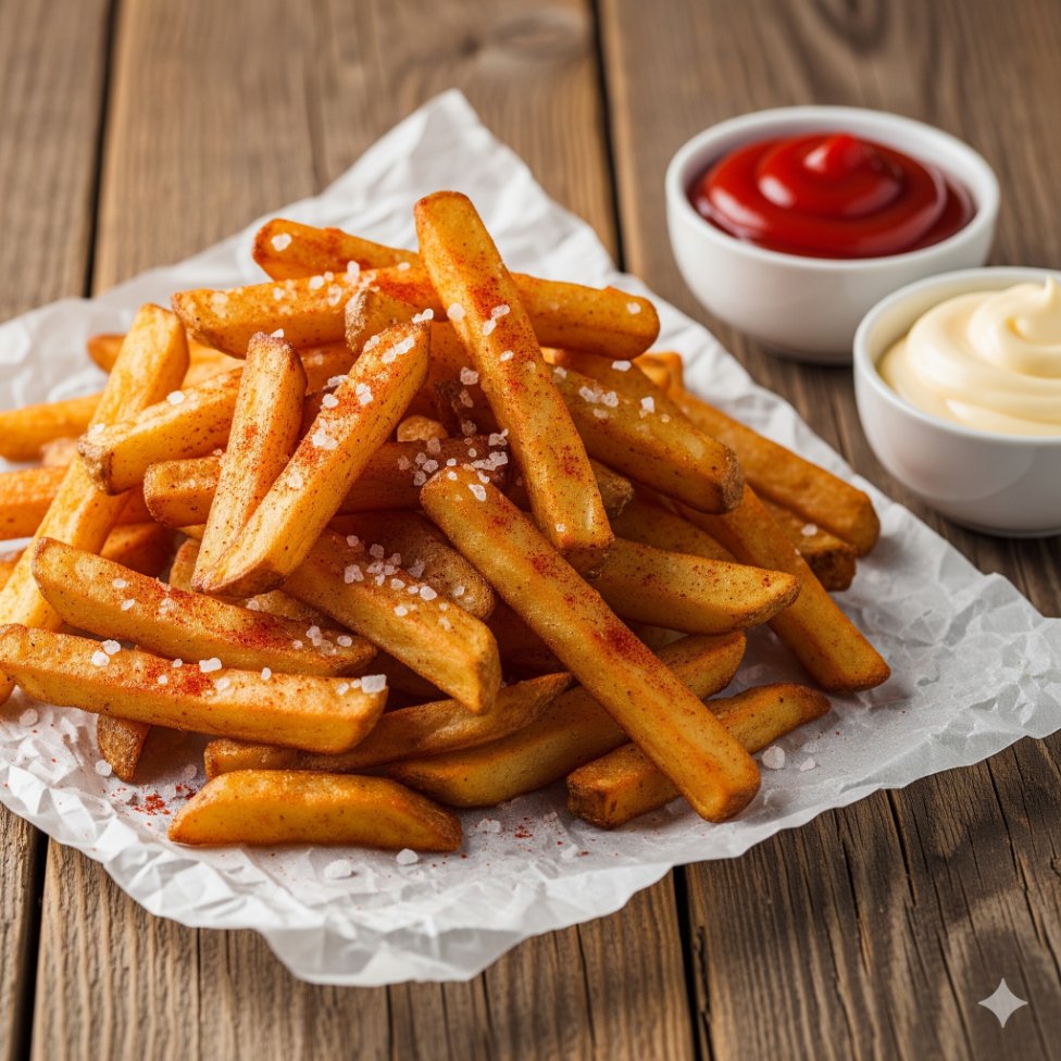 Selbstgemachte Ofenpommes