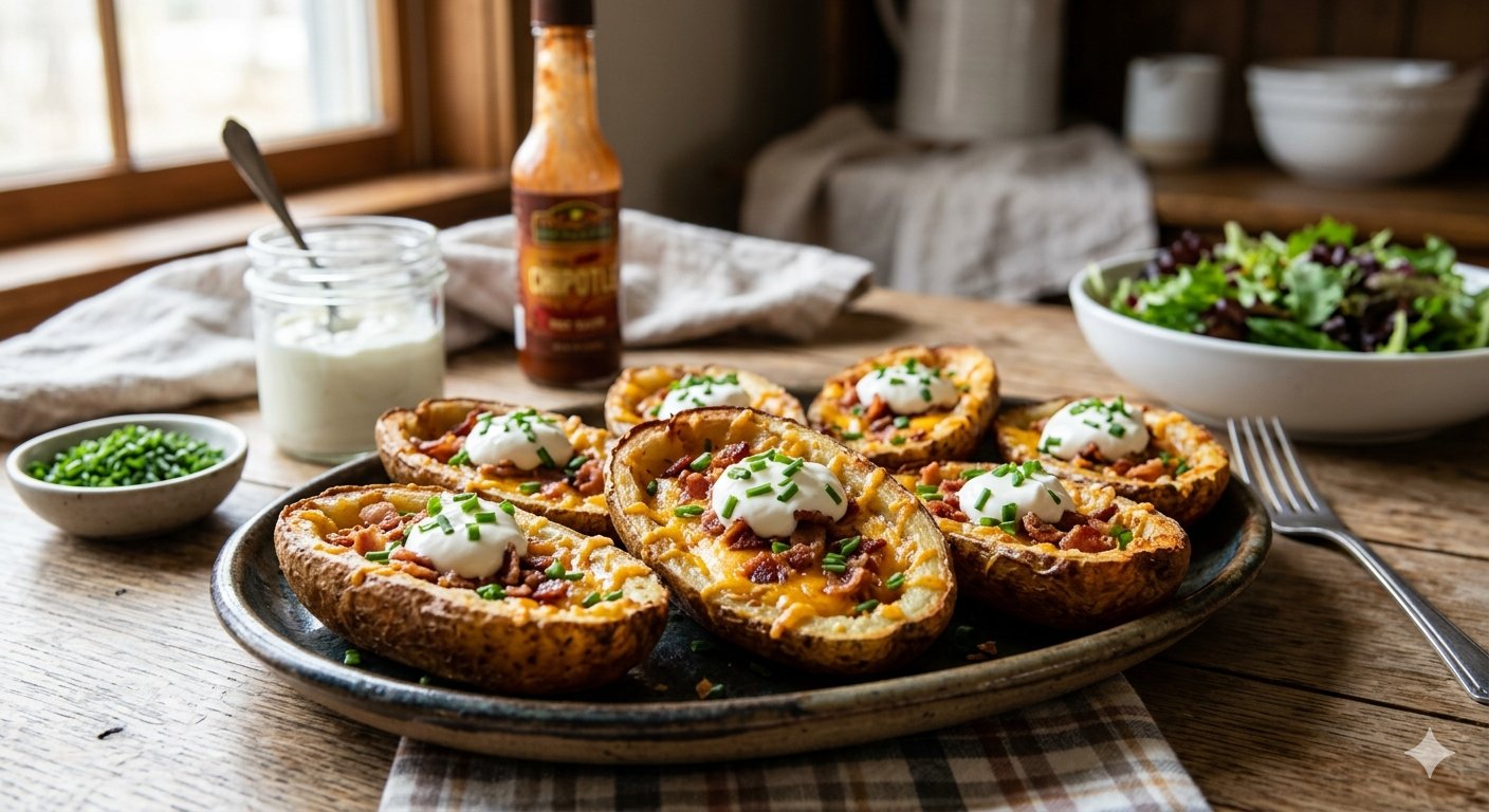 Potato Skins gefüllt